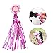 Kids Bike Horn, Children Bicycle Bell with 2 Pack Bike Handle Streamers Bike Accessories for Girls or Boys (Pink)…