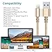 Lightning Cable, OYWIN 3PACK (6FT) Nylon Braided Charging Cable Cord Lightning to USB Cable Charger Compatible with iPhone X/8/7/6s/6/Plus/5SE/5s/5c/5, iPad, iPod and More (Gold)