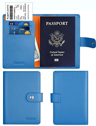 Simpacx leather passport holder wallet cover case trave…