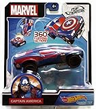 Hot Wheels Character Cars - Flip Fighters - Captain America