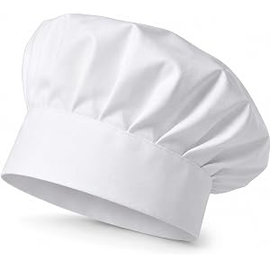 Women Men Chef Hat Adjustable Elastic Baker Kitchen Cooking Chef Cap