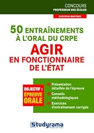 50 entraînements à l'oral du CRPE