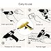 Robao 20-80W Hot Melt Glue Gun with 12pcs Glue Sticks High Temperature Melting Glue Gun Kit Flexible Trigger for DIY Small Craft Projects&Sealing and Quick Repairs