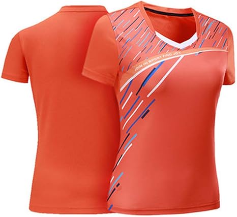 Amazon Co Jp 本物のバレーボール服の女性のトップス チーム服 速乾性のエアバレーボールスポーツウェア 競技トレーニング服 Size Xl Color 3859橙色 女款 ホーム キッチン