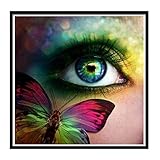 Botrong 5D DIY Diamond Painting Embroidery Round Diamond Home Decor Gift (12X12inch / 30X30CM)