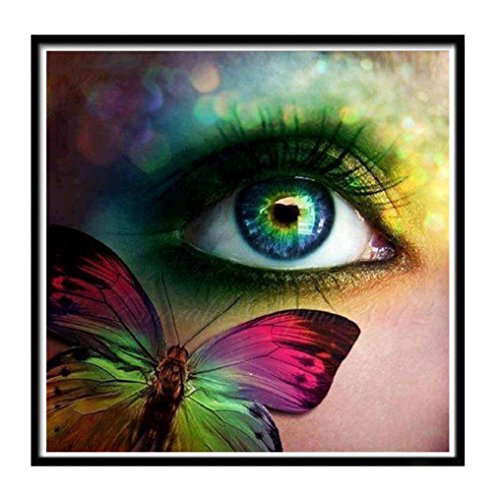 Botrong 5D DIY Diamond Painting Embroidery Round Diamond Home Decor Gift (12X12inch / 30X30CM)