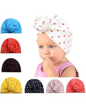Baby Boy Girl Turban Cotton Beanie Hat Winter Warm Cap