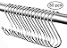 Greengoal 30 Pack Heavy Duty S Shaped Hooks, Rustproof Sliver Finish Steel Hooks Hangers for Kitchenware Pots Utensils Clothes Bags Towels Plants, Silver