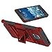 HengTech (TM) Note Edge Case, [Heavy Duty] Armor Holster Defender Full Body Protective Hybrid Case Cover with Kickstand & Belt Swivel Clip for Samsung Galaxy Note Edge (Red+Black)