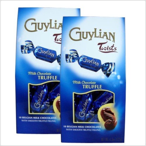 Guylian Indulgence Milk Chocolate Truffle Twists, Set of