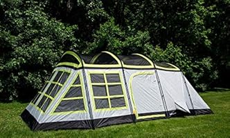 Tahoe Gear Glacier 14 Person 3 Season Family Cabin Camping Tent