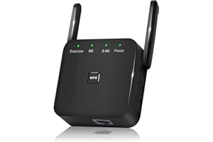 2026 Faster WiFi Extender, WiFi Repeater, Covers Up to 10000 Sq.ft and 60 Devices, Internet Booster - with Ethernet Port, Qui