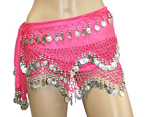Belly dance rectangle hip scarf wrap belt skirt triangl…
