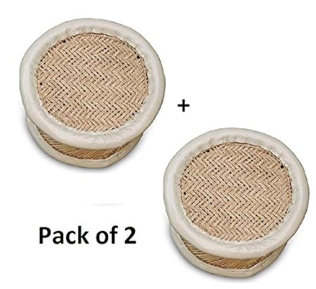 Pushkar Handicraft Cane Bar Stool for Indoor/Outdoor Furnishings (Standard Size, Multicolour)