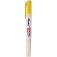 Markal 61127- Quik Stik All Purpose Mini, Solid Paint Marker, Perfect for Wood, Metal, Tire marking & Construction, Marks on Any Surface-Wet, Smooth, Rough, or Hot, Yellow Color (12 Pk)