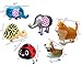 OveeLando Set of 6 Walking Animal Helium Balloon pet air Walkers, mixes pet Party