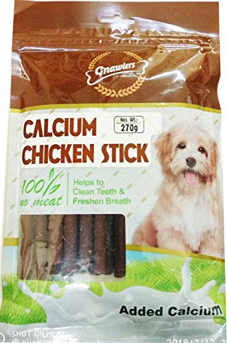 Gnawlers Calcium Chicken Stick, 270 g
