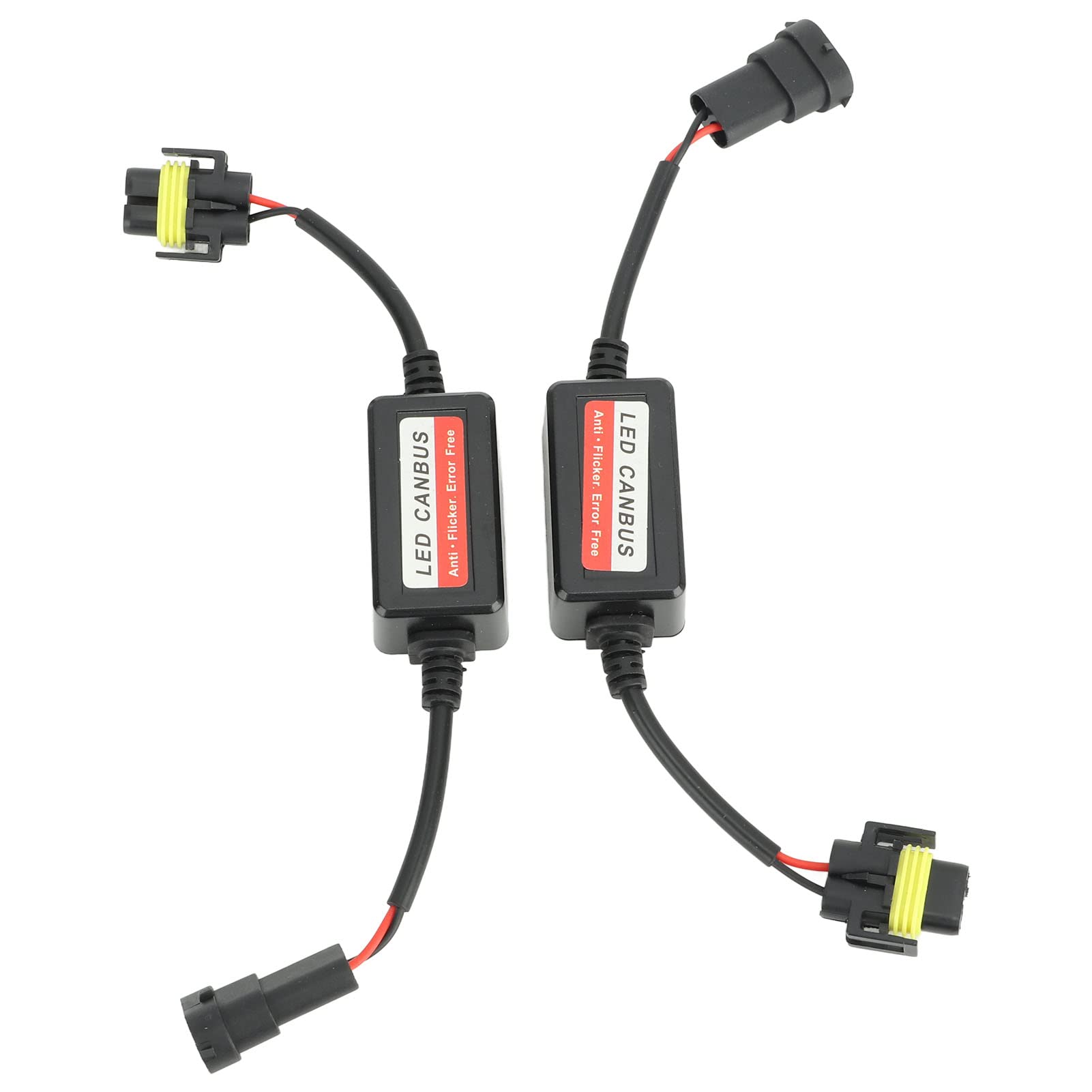 H8 H9 H11 LED Canbus Decoder, Plug and Play Anti Flickering Resistor Decoder for Fog Light