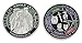 Forge Put On The Whole Armor of God EPH 6:13-17 Enamel 3D Challenge Coins (Silver Plated (1 Coin))