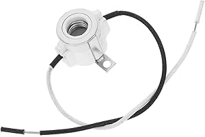 ifundom E11 Ceramic Light Socket Thickened Screw Base with Bracket for Ac250v Industrial LED Lamp Holder