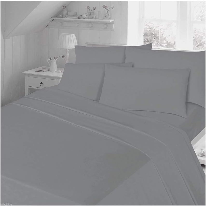 Flannelette Sheet Set Single Bed Bedding Set 100 Cotton Includes 1