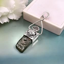 atharv JEWELS 925 Sterling silver Natural Moldavite