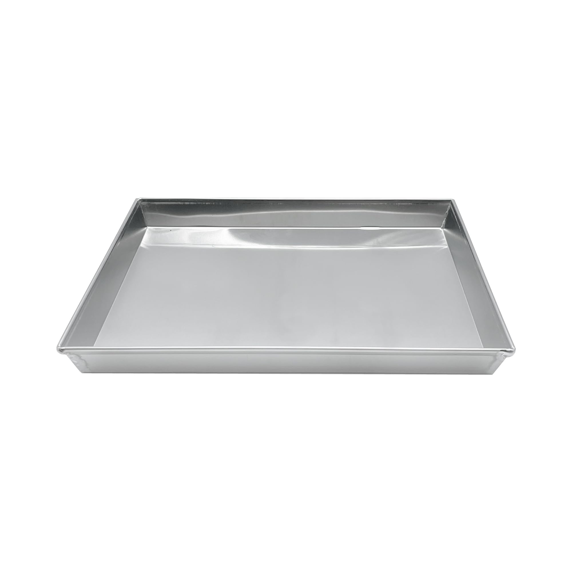 Pentole Agnelli COAL49/335 Low Rectangular Baking Tray, Aluminum, Gray, 35 x 28 cm