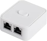 CERRXIAN 2 Port RJ45 Network Switch Splitter Selector Box 100M Plug and Play view 1