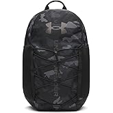 Under Armour Unisex Hustle Sport 6.0 Backpack, (002) Black/Metallic Black, One Size Fits Most