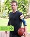 Benmarck Elbow Compression Sleeve, Support Brace, Best for Tennis Golf Weightlifting Men Women, Tendonitis Recovery Wrap by (Fjord Blue, Medium)