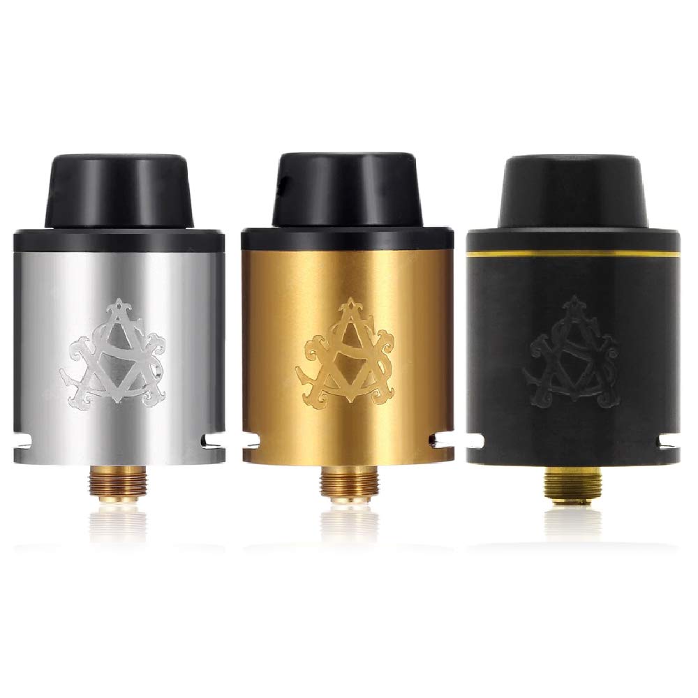 Asvape Aim 9 Rda 24mm Gold Plated Dual Post Rebuildable Dripper Atomizer Velocity Style Bottom Airflow Vape Tank Silver Buy Online In Grenada At Grenada Desertcart Com Productid