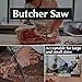 SHANGPEIXUAN Butcher Hand Meat Saw 25'' Bone Saws Stainless Steel Blade Hacksaw,Magic Saw Knife