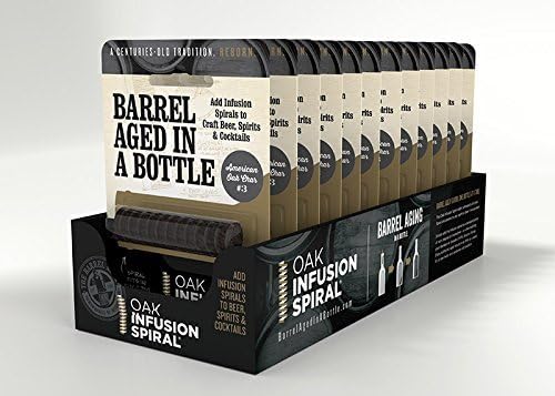 Barrel Aged in a Bottle Oak Infusion Spiral (12) by Oak Infusion Spiral