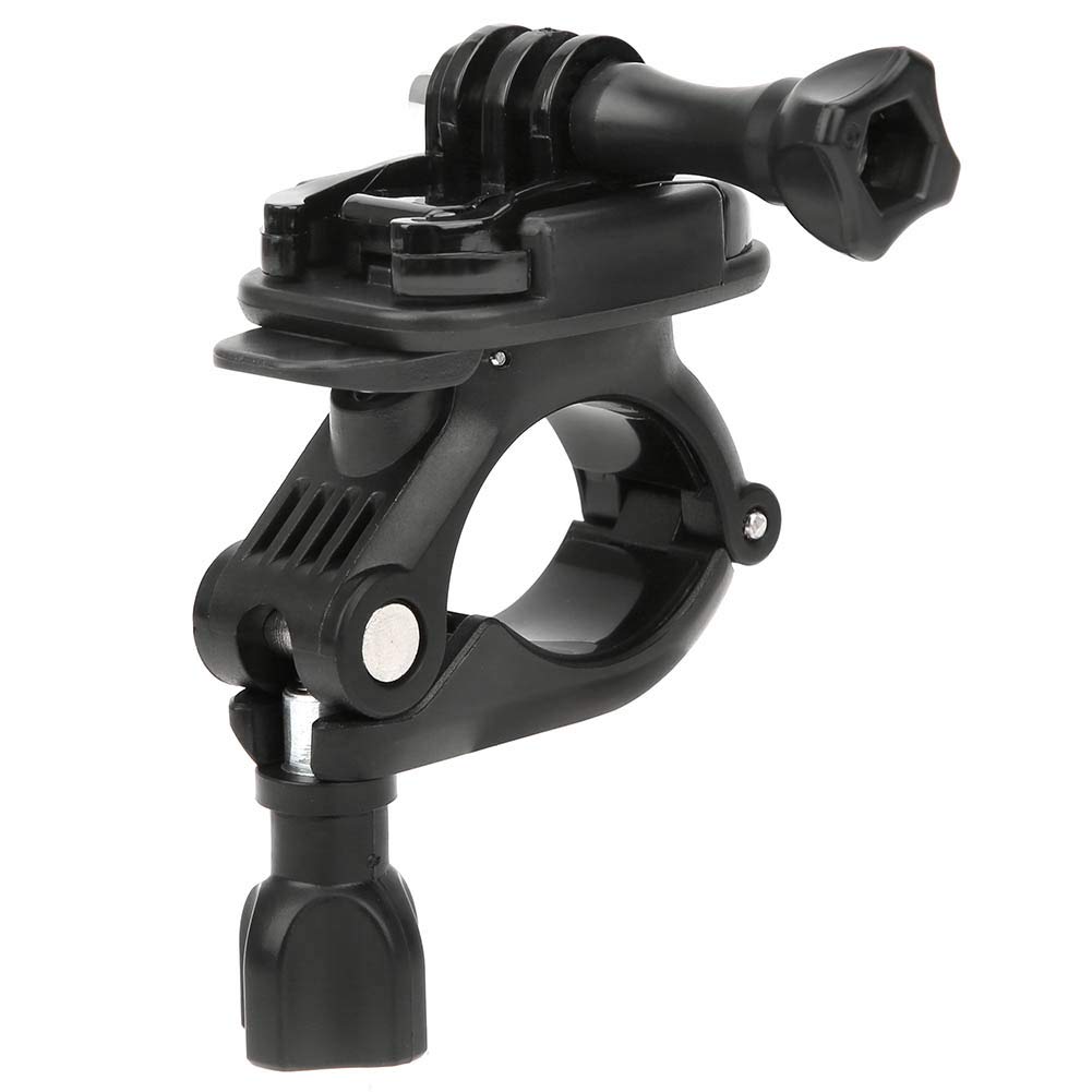 Denash Compact Size, Easy Installation, Bike Handlebar Mount Clamp with Rotational Feature for Action