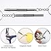 Seniore 510pcs Eyeglasses Repair Kit, 45 Kinds of Small Screws and Nose Pads Set,with 2 Screwdrivers for Sunglasses, Watch, Jewelry Fixing Universal