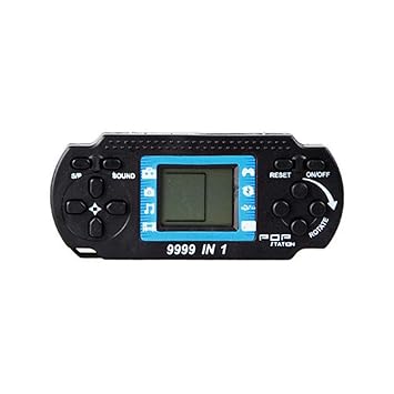 LAYOPO for Tetris Handheld Game, Mini Game Console, Black Retro Handheld Game Toy for Kids Adults