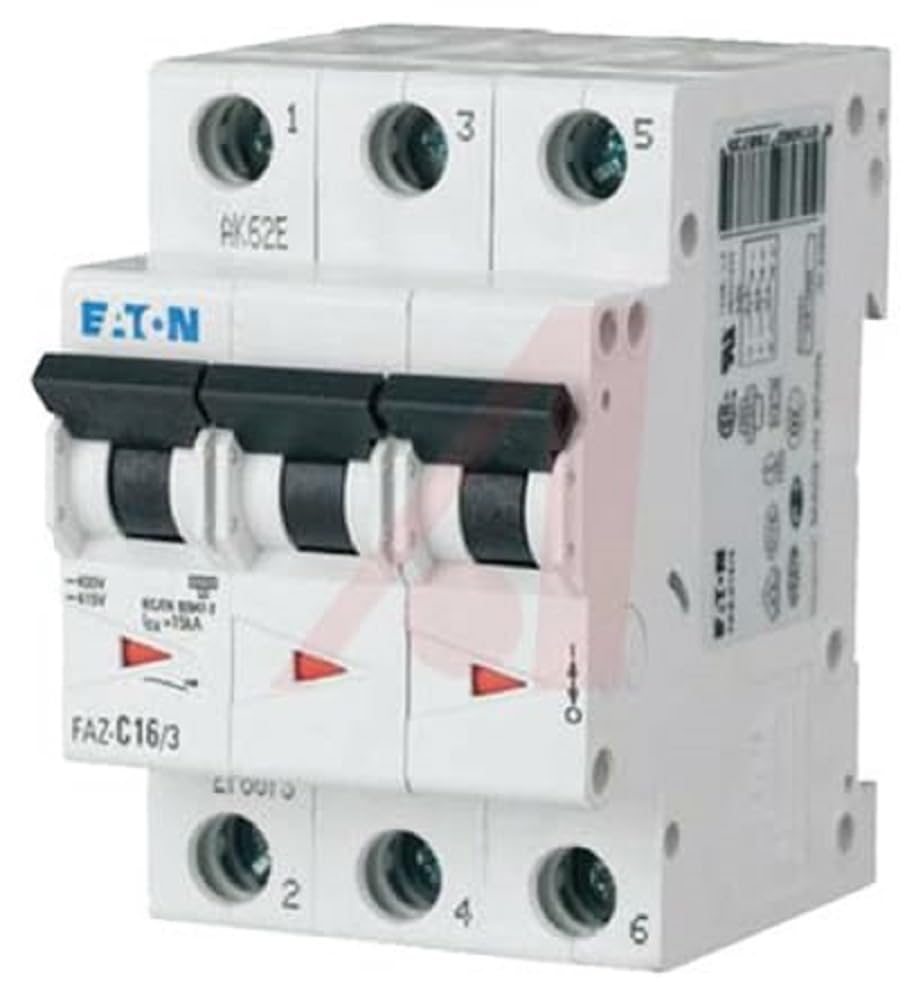 Eaton (Moeller) – Circuit Breaker faz-d6/3 D Circuit Switch 6 A, 3P