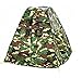 Zewik Kids Pop-up Play Tent Children Green Camouflage Triangle Canopy Pretend Army War Soldier Christmas Gift