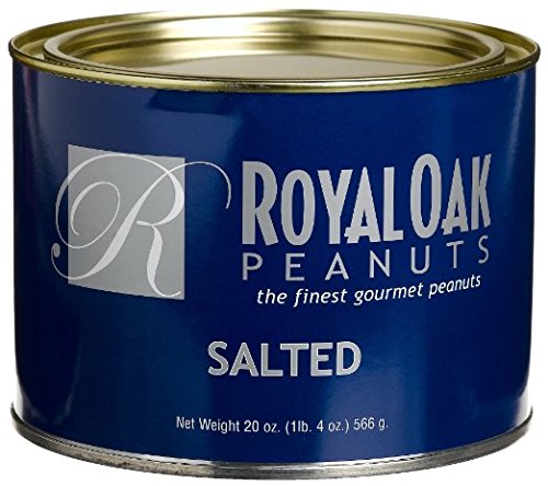 Royal Oak Gourmet Virginia Salted Peanuts, 20-Ounce Tin