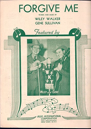 Forgive Me Sheet Music