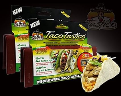 Amazon.com: Taco Tastico - Microwave Taco Shell Maker - Save ...