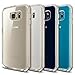 Spigen Neo Hybrid CC Galaxy S6 Case with Flexible Inner Casing and Reinforced Hard Bumper Frame for Galaxy S6 2015 - Champagne Gold