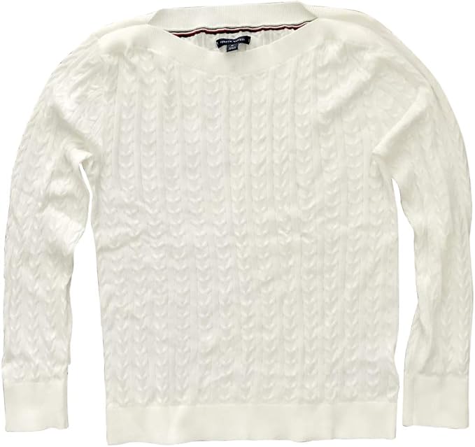 white tommy hilfiger sweatshirt womens