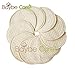 BC Washable Nature Organic Cotton Nursing Pads(10 Pack) + Travel bag Leakproof Ultra Soft Non Toxic-Hypoallergenic-Reusable Breastfeeding Pads