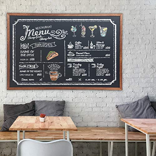 5 Wood+Framed+Chalkboard+Nonporous+Blackboard