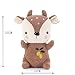 Me Too Sika Deer Plush Dolls Stuffed Cerf Animal Toys (Brown) 8''