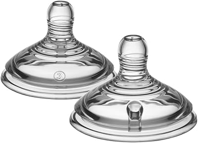 Tommee Tippee Natural Start Baby Bottle Teats Fast Flow 6m+ Pack of 2
