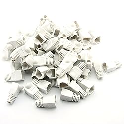 100Pcs Cat5E CAT6 RJ45 Cable Strain Relief Boots