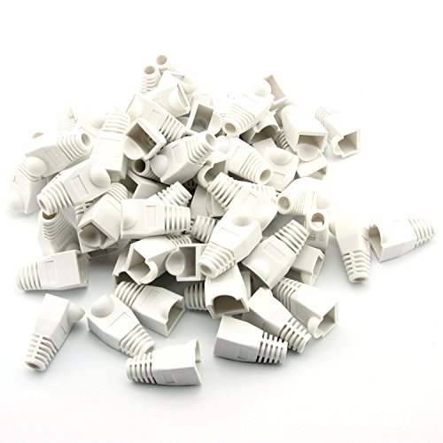 100Pcs Cat5E CAT6 RJ45 Cable Strain Relief Boots