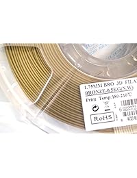 Esun Bronce filamento 1.75 mm bobina de 0.5 kg (1.1lb) para MakerBot, Reprap, UP, Afinia, Flash Forge y todos los FDM Impresoras 3d